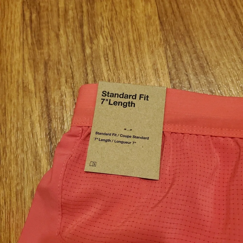 Nike Stride Running Shorts Men Medium Pink Brief Lined Dri Fit 7